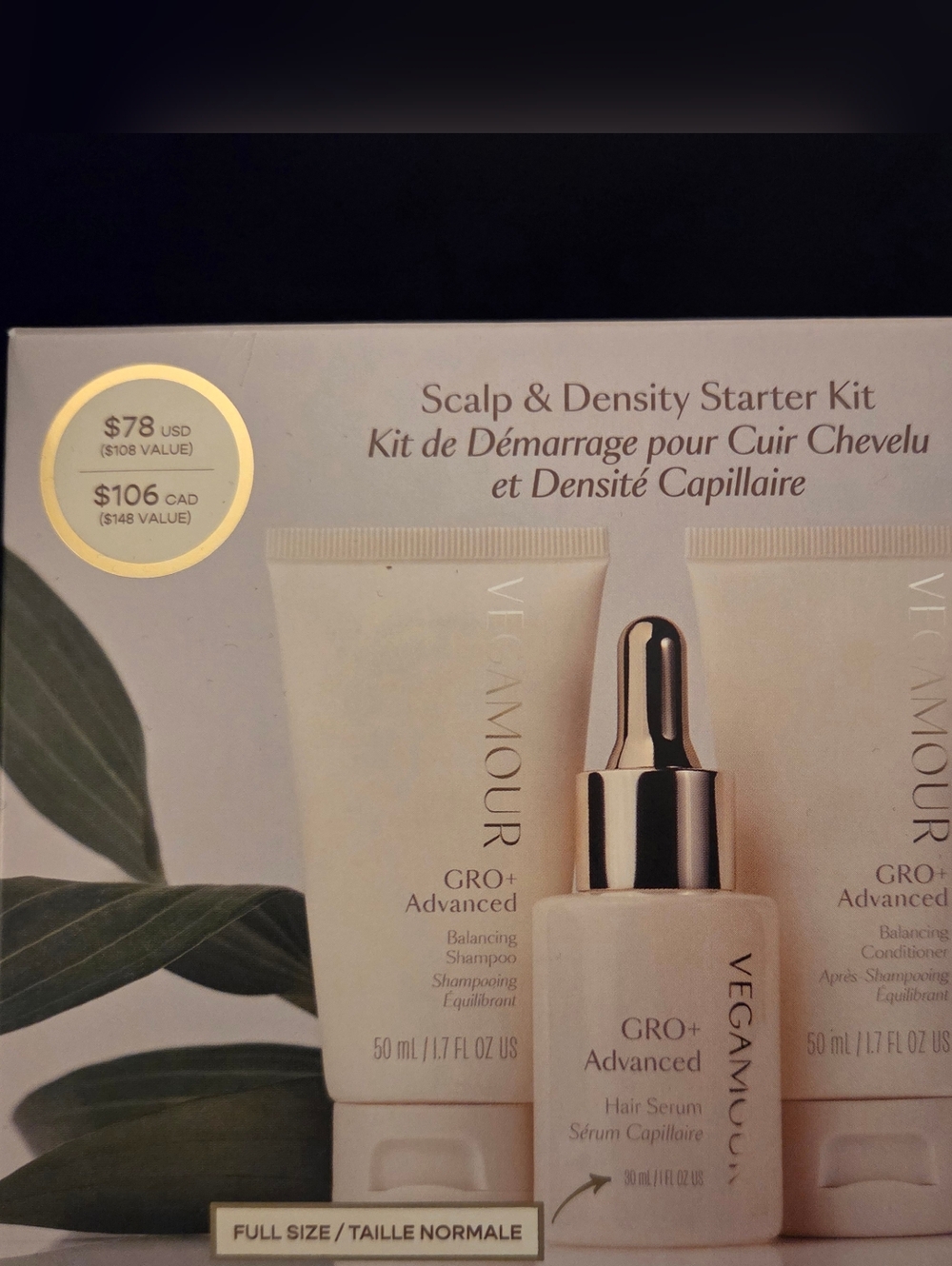 Vegamour GRO+ Advanced Scalp & Density Starter Kit — Cream